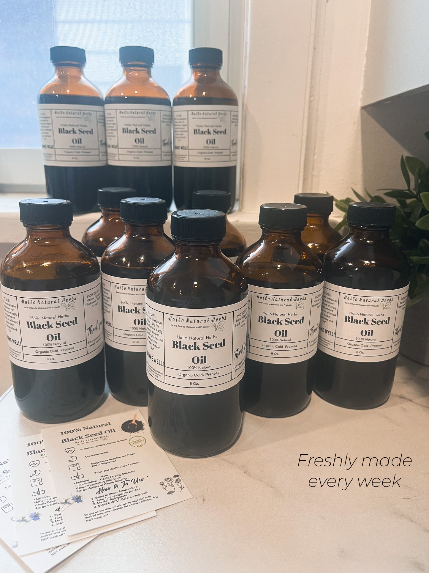 100% PURE Natural Nigella Sativa Black seed Oil