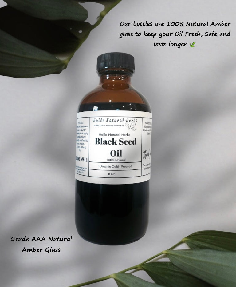 100% PURE Natural Nigella Sativa Black seed Oil
